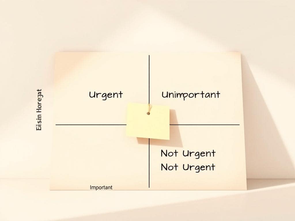 Eisenhower Matrix for Task Prioritization