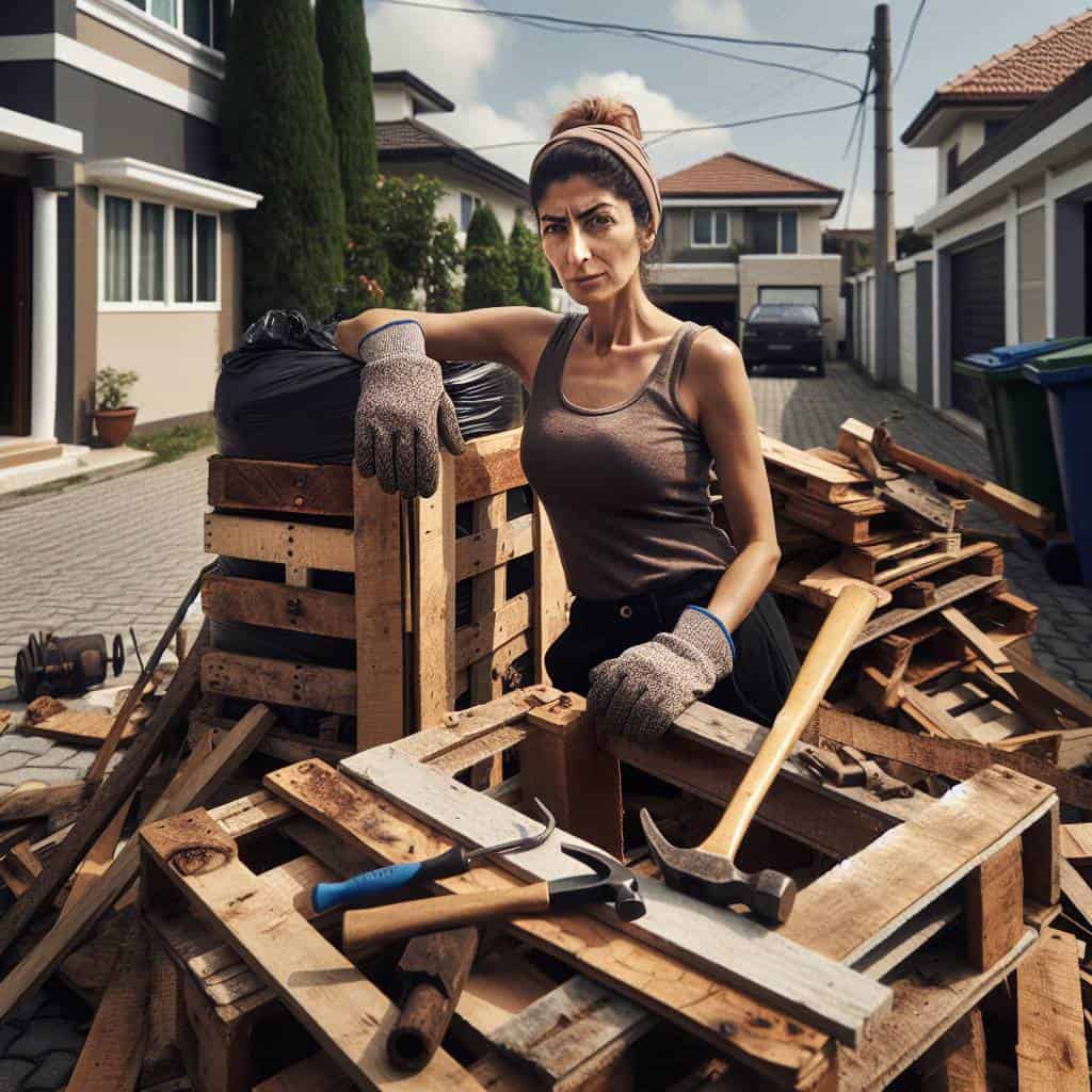 featured a guide to building a diy compost bin from pallets