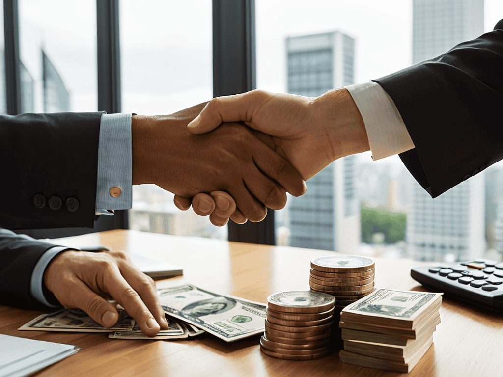 Peer-to-Peer Business Lending concept