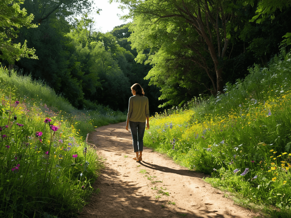 Silent Walking Trend outdoors