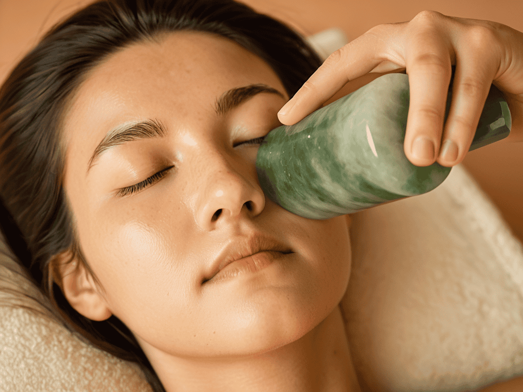 Jade Roller skincare tool