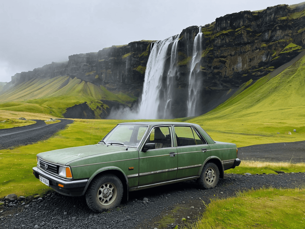 Rent-a-Wreck Iceland old cars