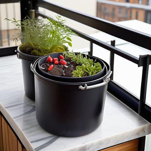 Wrapping It All Up: balcony worm composting