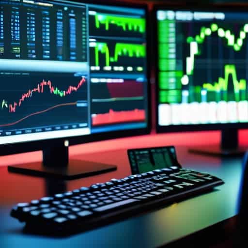 Market Depth (Level 2) analysis chart.