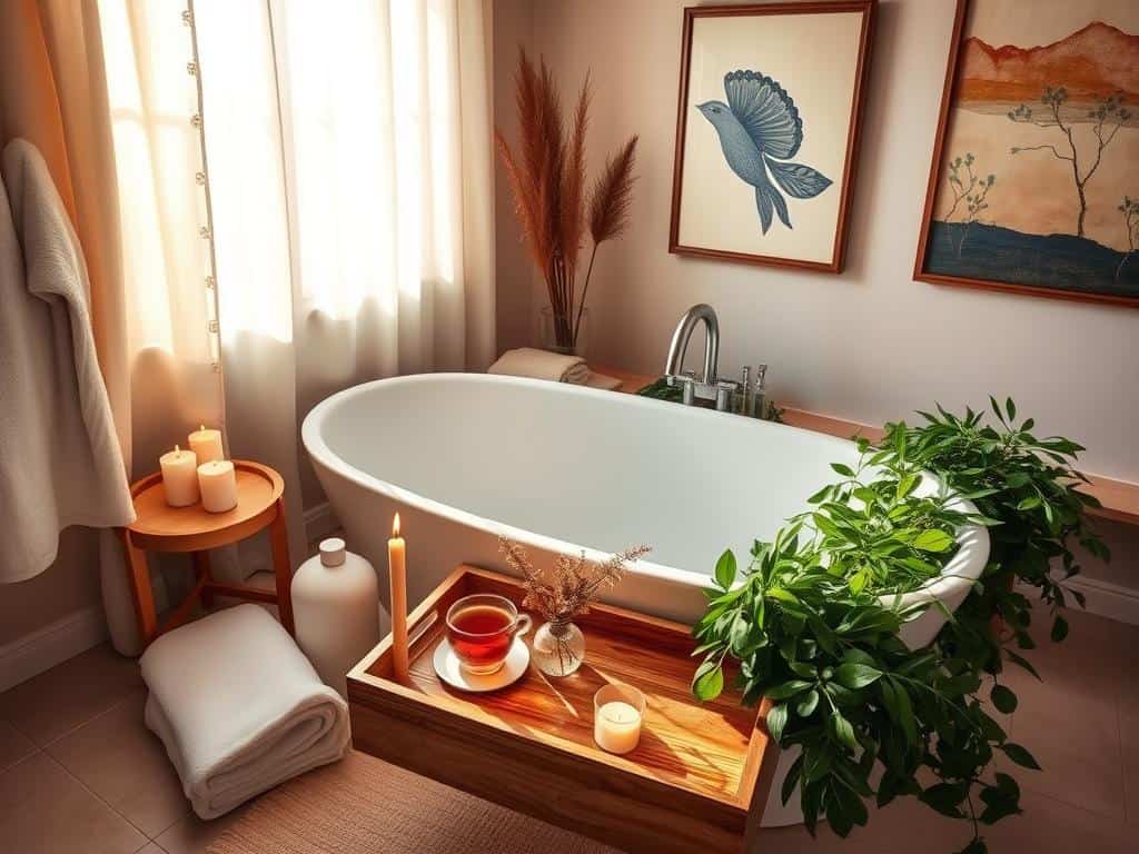 ambiance for home spa day