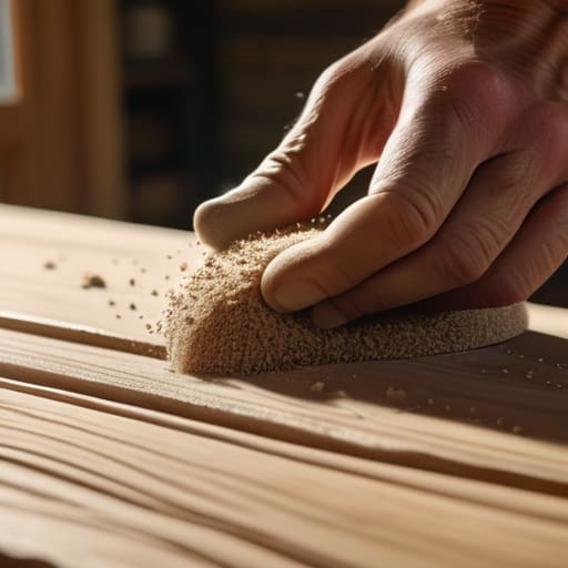 A No-nonsense Guide to Restoring a Scuffed Wooden Table 2 Mastering Sanding Techniques for Furniture and Removing Scratches