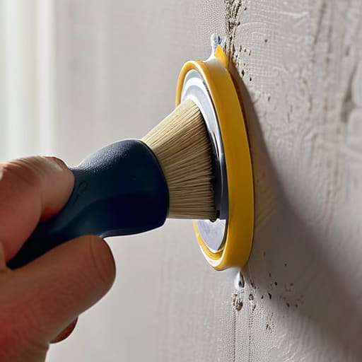 How to repair a dry wall hole.